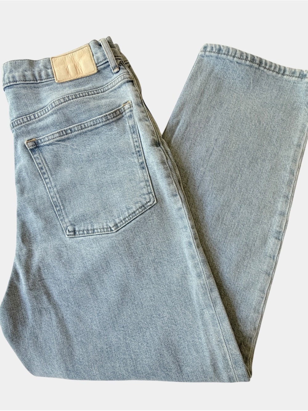 Everlane The Way-High jeans, light indigo wash